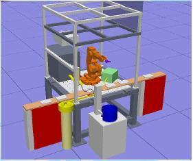 Elementy składowe FMS Flexible Manufacturing (Assembly) Cell (F(M/A)C). np.