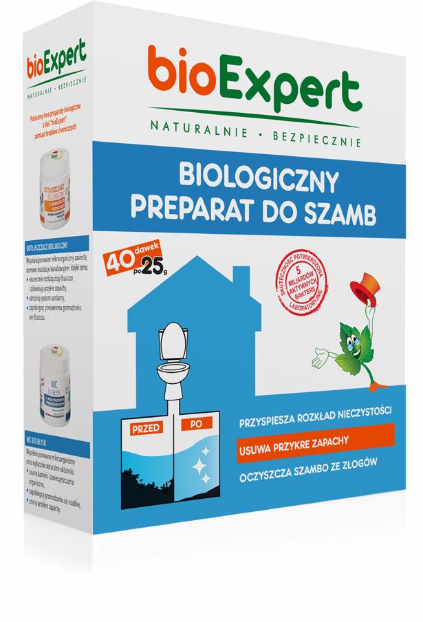 TABLETKI BIOLOGICZNE BIOLOGICZNY PREPARAT DO SZAMB OPAKOWANIA: saszetki 25 g i karton