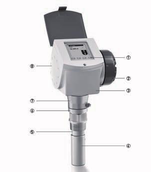1 Cechy produktu OPTIWAVE 7300 C 1.1 Radarowy pomiar cieczy Bezkontaktowy radarowy miernik poziomu (FMCW) służy do pomiaru odległości, poziomu, objętości i masy cieczy, past i szlamów.