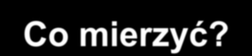 Co mierzyć?