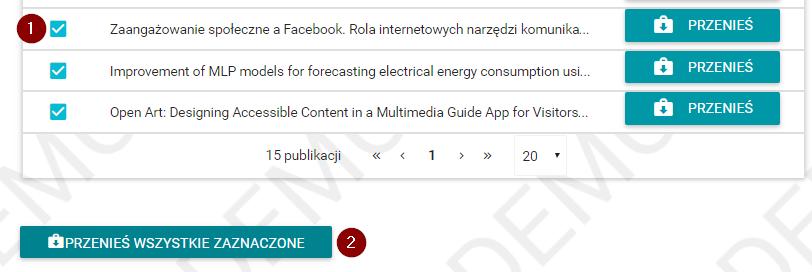 Z A K Ł A D K A : D r o b n e p o p r a w k i Jeśli publikacja nie znalazła się w zakładce Gotowe do Przeniesienia, oznacza to, że dane zaraportowane w Module Sprawozdawczym PBN wymagają uzupełnienia.