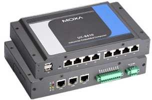 Cyfrowe I/O seria UC-8400 IXP-435 533MHz 6 3x 10/100BaseT(X)