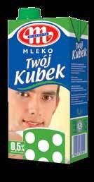 1 L UHT Milk Twój Kubek 2,0% fat 1 L Молоко УВТ Твоя Кружка 2,0% жира 1 Л 5900512320427 5900512330327 Twój Kubek 0,5% tł.