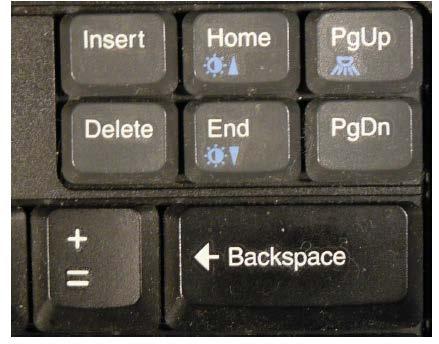Home End Page Up Page Down
