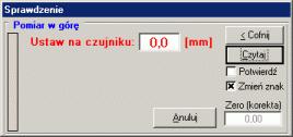 2.1.2. Sprawdzenia. Opcja Sprawdzenia zawiera podopcje pozwalające wykonywać sprawdzenia zarejestrowanych w programie czujników. Kolejne podopcje pozwalają wywołać następujące funkcje. 2.1.2.1. Nowe.