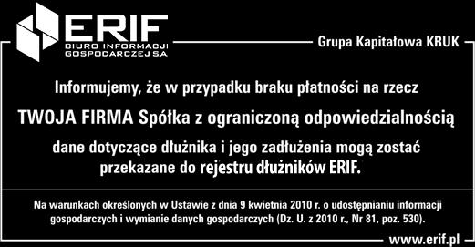 Pieczęcie prewencyjne są dostępne dla każdego Klienta bez opłat w formie elektronicznej oraz odpłatnie w formie automatu