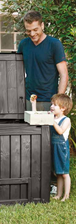 garden waste into fertilisers for plants thus taking care of