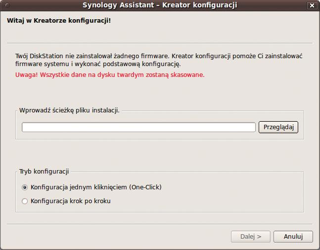 2 Kliknij przycisk Przeglądaj, aby wybrać plik instalacyjny z rozszerzeniem pat na