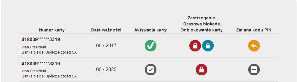 16 4.1 Aktywacja karty Aktywacja karty możliwa jest poprzez wybór ikony (Rysunek19).