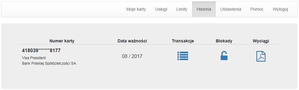 34 historia transakcji, blokady, wyciągi. Rysunek 54 7.