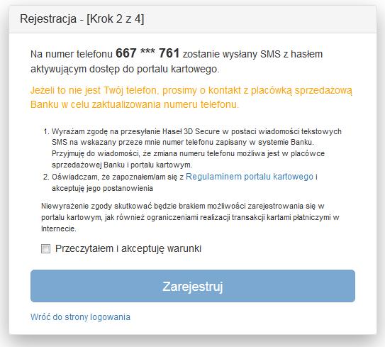 5 nie wykorzystasz hasła, to należy wrócić do strony logowania się i powtórzyć proces rejestracji od początku.