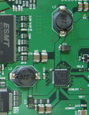 modułu TCON.V Gnd 1.2V.V Gnd 2.5V REG2.