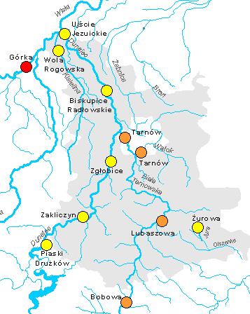 Informacja o stanie środowiska w powiecie tarnowskim w 2006 roku 16 6.1. Ocena jakości wód według rozporządzenia w sprawie klasyfikacji dla prezentowania stanu wód powierzchniowych i podziemnych.