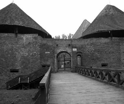 Zamek w Międzyrzeczu, stan obecny Ze zbiorów WiMBP w Gorzowie Wlkp. Burg in Meseritz, aktueller Zustand Wojewodschafts- und Stadtbibliothek in Gorzów Wlkp.