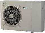 Ogrzewane chłodzene EBLQ Nskotemperaturowa pompa cepła Monobloc (5-7kW) Jednostka zewnętrzna ED(B)LQ05-07CV3 Układ pojedynczy EBLQ 05CV3 07CV3 Wydajność grzewcza Nom.