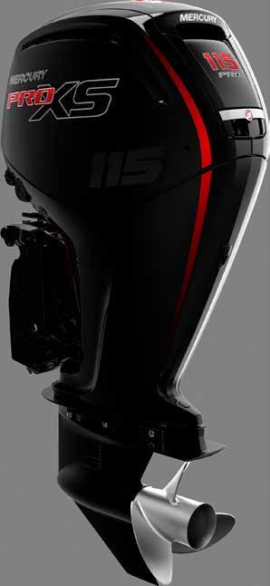 115 Pro XS FOURSTROKE Przyspieszone Myślenie Jeśli chodzi o osiągi to Pro XS ma je lepsze niż inne silniki zaburtowe.