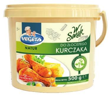 Natur W Smak do pomidorów i mozzarelli Kod SAP Nazwa produktu Gramatura Kod EAN H982PL1 Vegeta Natur W Smak do