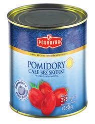 konserwantów, aromatów, barwników i sztucznych dodatków Bez dodatku soli Produkty