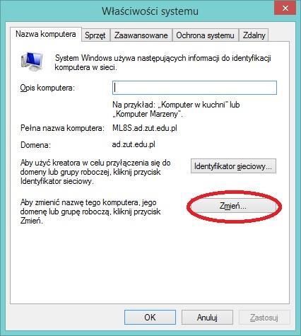 3. Zostaniemy poproszeni o uwierzytelnienie. 4. Logujemy się, jako administrator domeny AD (a nie, jako administrator lokalny). 5.