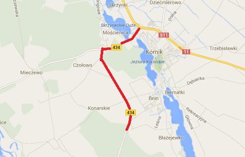 23. DROGA WOJEWÓDZKA NR 434 OD KM 39+900 DO KM 46+10