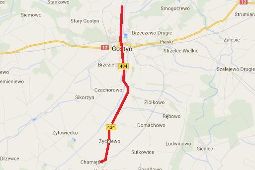 24. DROGA WOJEWÓDZKA NR 434 OD KM 85+700 DO KM 88+800 ORAZ OD KM 88+800 DO KM 91+