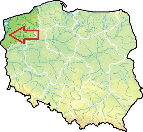 Nieruchomość położona jest w miejscowości Żelisławiec, w zachodniej części województwa zachodniopomorskiego, na południowym
