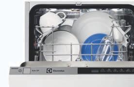 DIN15212 zintegrowana 5 programów, w tym Quick&Clean, Clean&Shine i Mini 30 4 temperatury zmywania ½ załadunku ALLin1 opóźnienie startu 3-6-9 h zabezpieczenie przed zalaniem WaterSafe