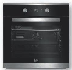 pieczenie, szybki nagrzew programator sensorowy Ts chowane, podświetlane pokrętła Supergrill 2000 W grzałka pierścieniowa termoobiegu 2000 W prowadnice teleskopowe