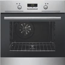 przyciskami pieczenie na 2 poziomach 2 szyby w drzwiach pojemność 71 l inox + czarne szkło BO63721XG 11 funkcji sterow. mechan. BigSpace duża poj.