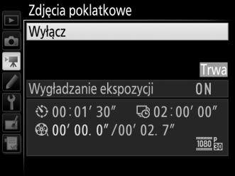 A Obliczanie długości gotowego filmu Przybliżoną całkowitą liczbę klatek gotowego filmu można obliczyć, dzieląc czas fotografowania przez interwał i zaokrąglając wynik do góry.