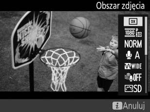 Przycisk i Fotografowanie z użyciem wizjera Podgląd na żywo Menu przycisku i Menu