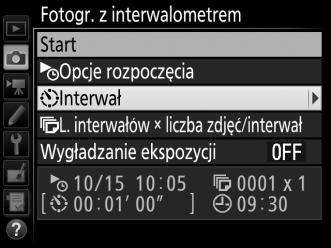 Aby rozpocząć fotografowanie wybranego dnia o określonej godzinie, wybierz opcję Wybierz datę i