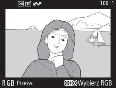 Obszary prześwietlone 1 2 3 1 Obszary prześwietlone zdjęcia * 2 Numer folderu numer zdjęcia... 268 * Migające obszary oznaczają obszary, które mogą być prześwietlone dla bieżącego kanału.