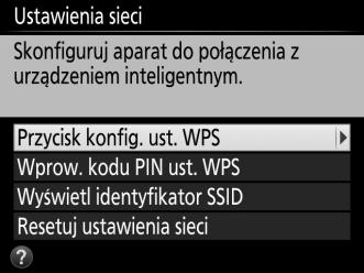 Android: inne opcje połączenia Wi-Fi WPS można używać w połączeniu ze zgodnymi urządzeniami z dostępem do sieci bezprzewodowej. Zabezpieczenia sieci bezprzewodowej zostaną włączone automatycznie.