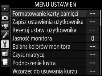 Poruszanie się po menu Postępuj zgodnie z opisem poniżej, aby poruszać się po menu.