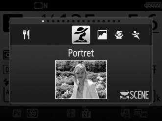 Dopasowanie ustawień do fotografowanego obiektu lub sytuacji (program tematyczny) Aparat oferuje wybór programów tematycznych.