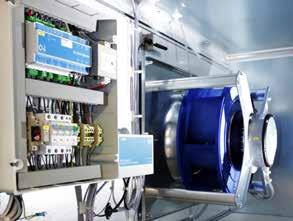 Automatyka Urządzenie Mark AIRSTREAM wyposażone jest w sterowniki CPI / OJ. Ten system sterowania pozwala na zarządzanie działaniem całego urządzenia.