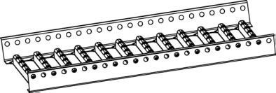 M-205 1702 PL DRABINA STOPNIOWA DACHOWA POMOST DACHOWY Drabina stopniowa dachowa Drabinę dachową instaluje się tak, by maksymalna odległość między mocowaniami uniwersalnymi nie wynosiła więcej niż