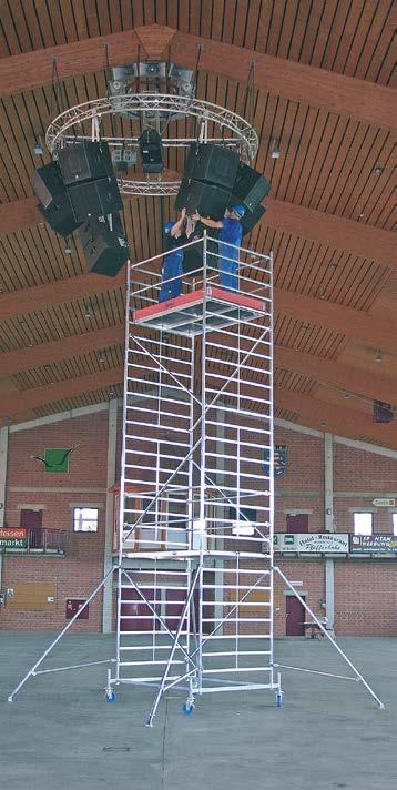 STABILO Professional Rusztowanie jezdne Seria 50 + + atestowane przez TÜV, nośność 00 kg/m (grupa rusztowań 3) według EN 00 + + idealne rusztowanie do prac prowadzonych na dużych powierzchniach + +