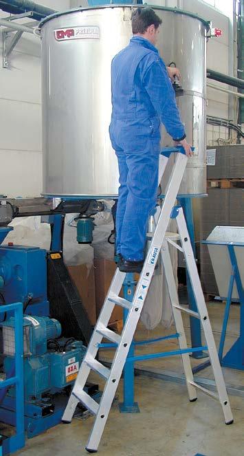 8 STABILO Professional Drabina wolnostojąca Wytrzyma³a, uniwersalna drabina aluminiowa do u ytku profesjonalnego.