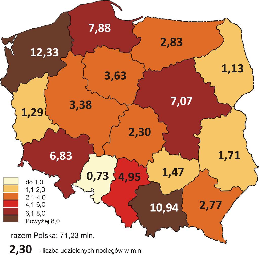 Ruch turystyczny w Łodzi i województwie łódzkim w 2016 roku RYSUNEK