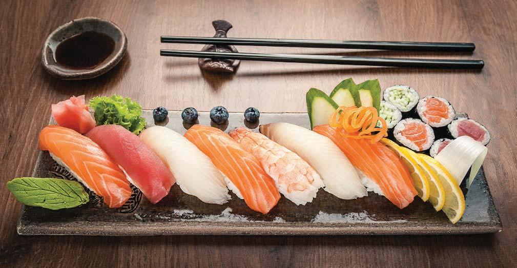 ZESTAWY SUSHI SUSHI SETS 21 ZESTAW PRYMA (1 osoba) 16szt.
