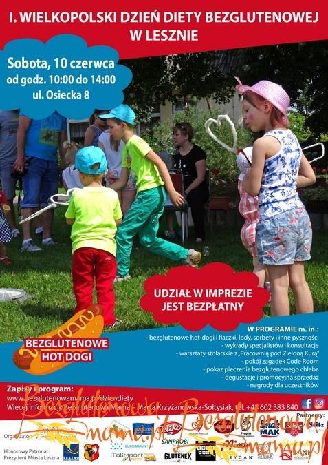 7 BEZGLUTENOWY DZIEŃ DZIECKA Atrakcji dla dzieci nie zabraknie także na Pierwszym Wielkopolskim Dniu Diety Bezglutenowej, który jest kontynuacją bezglutenowego pikniku rodzinnego z okazji dnia