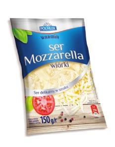 SER MOZZARELLA Ser Mozzarella Warmia blok 2,7-2,8 kg 272097-wagowy Ser Mozzarella Warmia wiórki 150g Sery typu