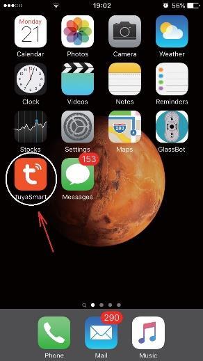 W AppStore lub Google Play wyszukaj "Tuya" i pobierz