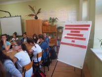 sytuacji konfliktów, przeciwdziałanie zachowaniom agresywnym na terenie szkoły. Uczniowie w wyniku spotkania z p.