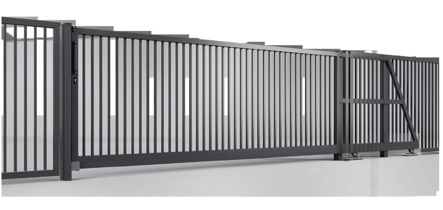 aranżację przestrzeni. PP 002 model is a perfect solution for those who care about original and stylish fencing.