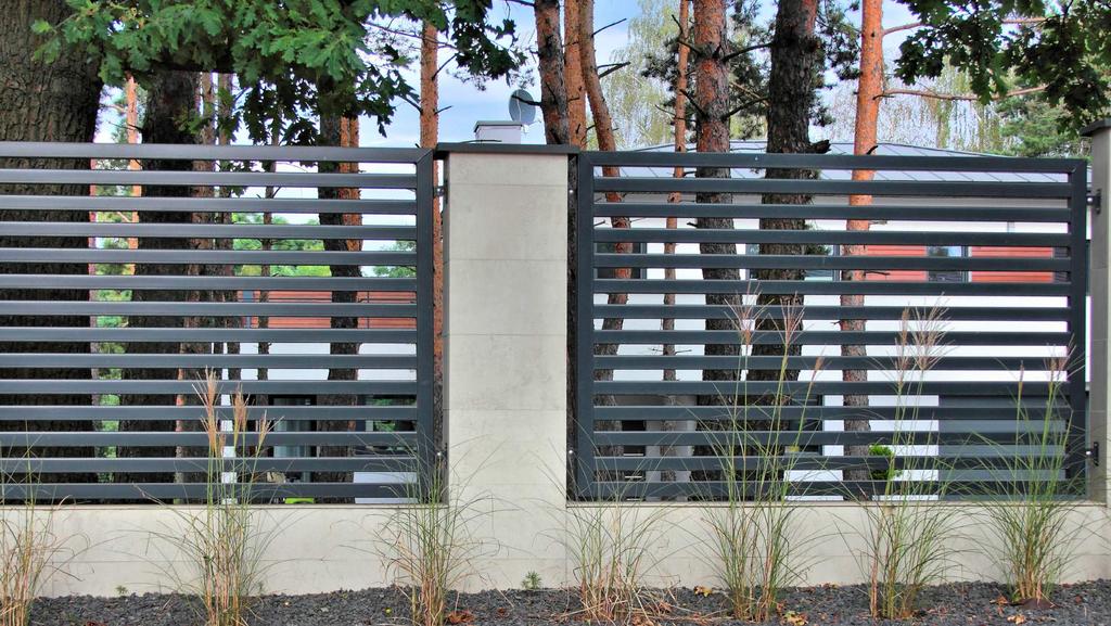 ogrodzenia PALISADOWE PALISADE fences PP 002 (P64) MODEL: