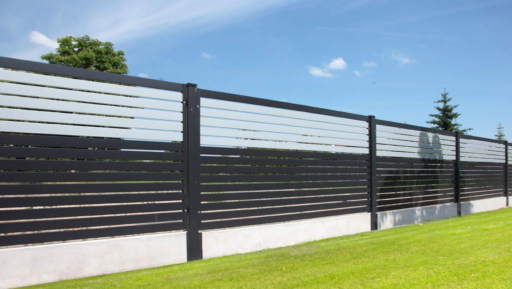 ogrodzenia PALISADOWE PALISADE fences PP 002 (P82) COLORE MODEL: