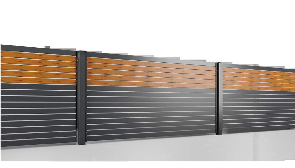 Model PP 002 (P82) PINO I BRAMA UCHYLNA ORAZ FURTKA / MOBILE GATE AND WICKET GATE brama samonośna / SELF-SUPPORTING GATE ogrodzenia PALISADOWE STYLIZOWANE / PALISADE STYLISED fences Drewno jest
